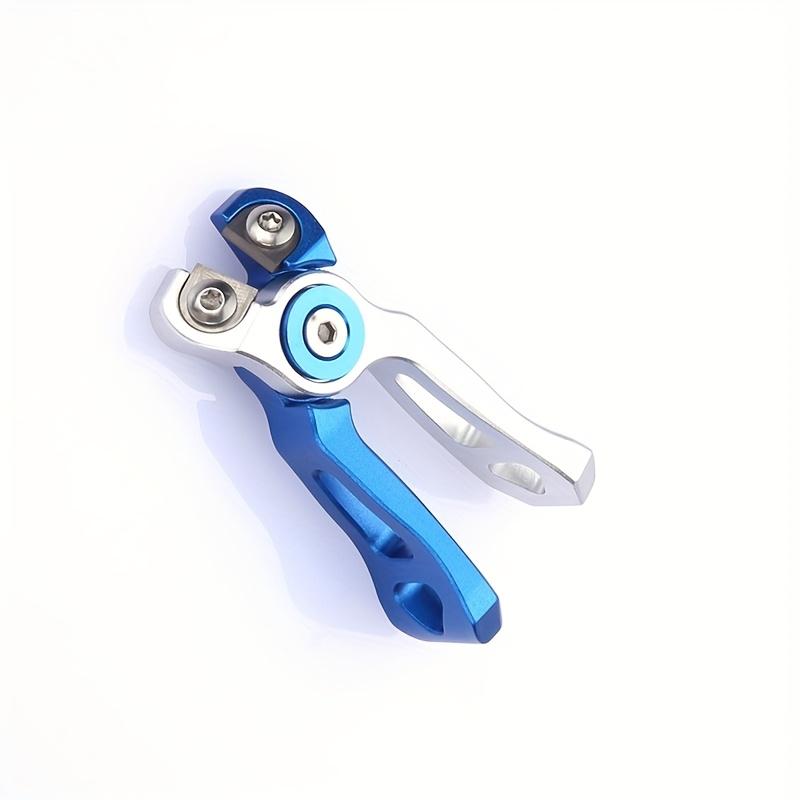 

1 шт. Мини-ножницы для рыбалки из алюминиевого сплава, Портативный компактный кусачки для лески, Могут быстро резать PE-лески, Плетеные лески, Нейлоновые лески