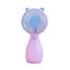 Portable Mini Handheld Fan with Three Speed Settings Rechargeable Battery Operated Compact Design for Personal Use Indoor and Outdoor