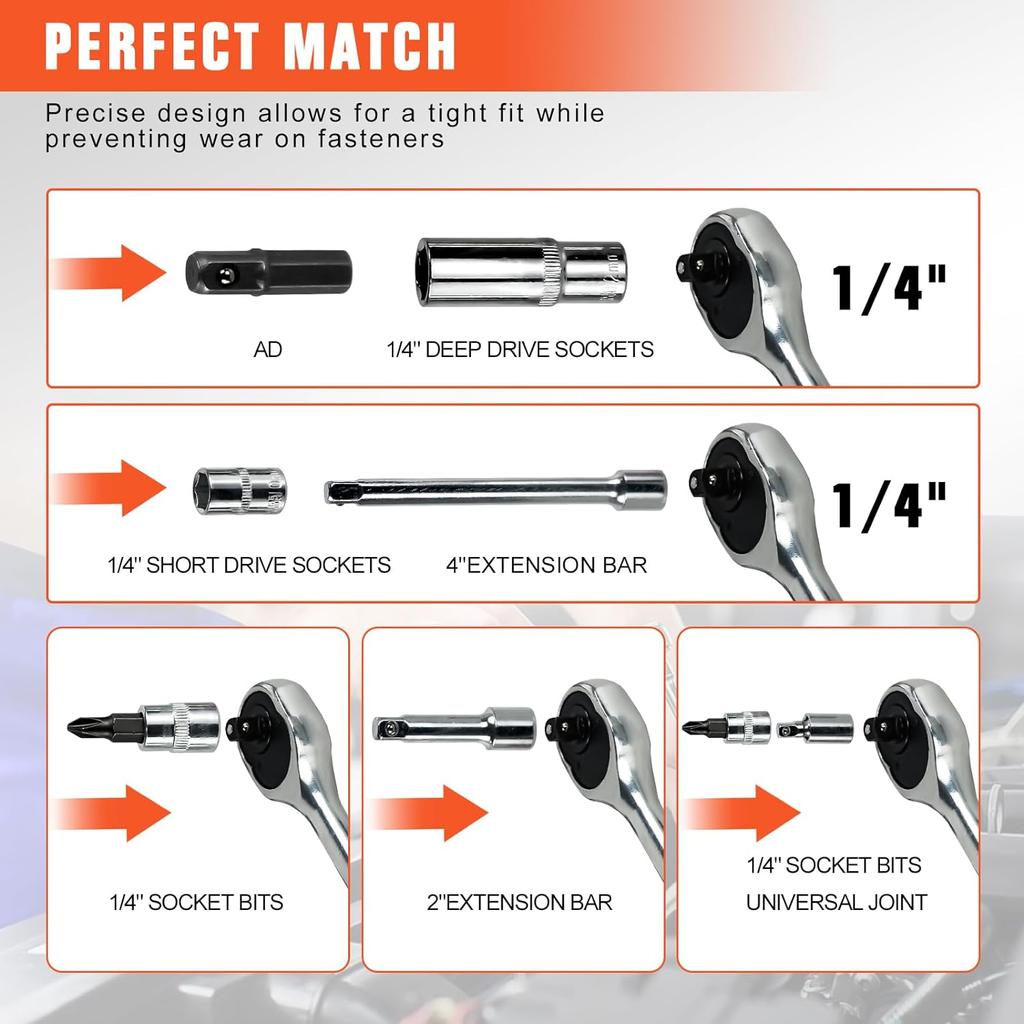 53pcs Universal Car Repair Tool Kit Comprehensive Automotive Maintenance Solutions High-Quality, Durable Accessories for DIY Repairs and Everyday Use