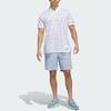 Adidas Adicross Heat.Rdy Polo Shirt Pattern Print Golf Short Sleeve Polo Men tops White IB1964