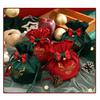 Christmas Eve Fruit Storage Bag with Drawstring Portable Gift Festival Party Favor Pouch Decoration Pack Biscuit Organizer