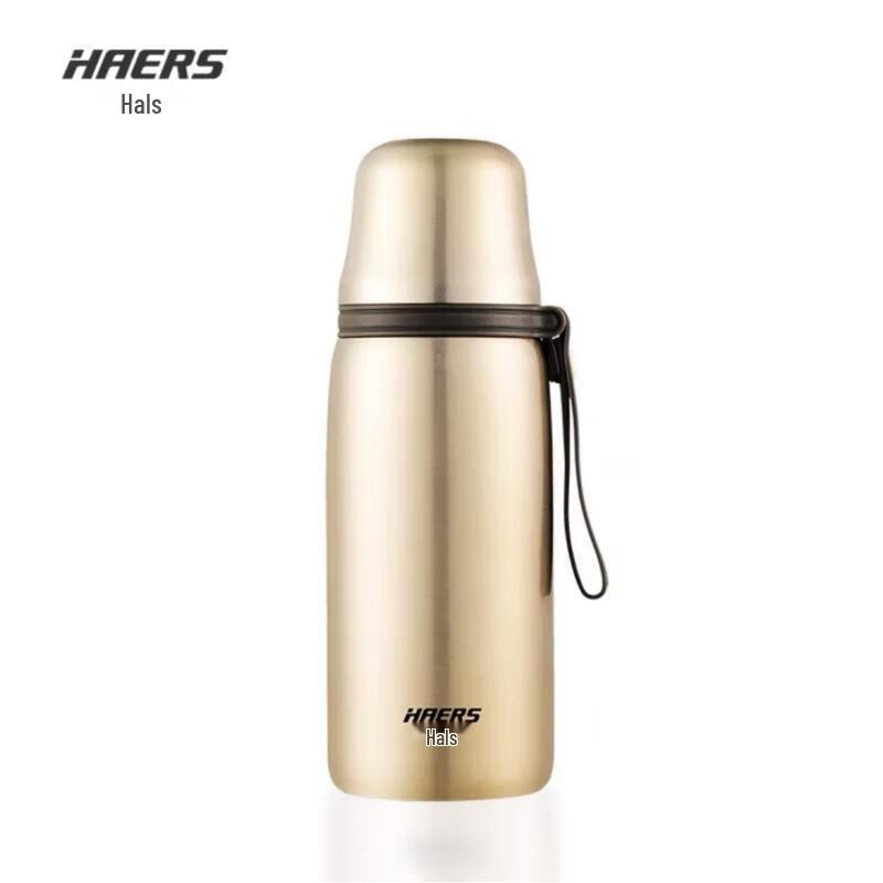 HAERS 316L Stainless Steel Portable Thermos Cup