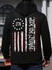 Fashion 100 Breathable Hoodie 270g Pure Trendy Brand Retro Street Printed Fashion Hoodie Drawstring Hoodie Drawstring Design Warm