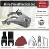Universal Multi-tool Angle Grinder: Woodworking Electric Trimmer & Chisel Conversion Head.