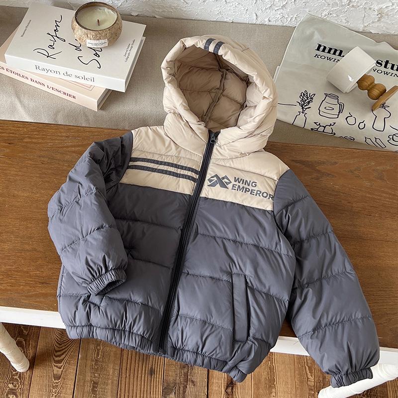 

Children s Down Jackets for Autumn and Winter: Light and Thin Color-matched Down Jackets for Girls and Warm Jackets for Boys 120cm