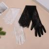 2pcs Graceful Lace Gloves Bridal Glove Women Wedding Mittens Teas Party Glove for Parties Weddings