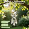 Handmade Crystal Prism Suncatcher Chandelier Accessory 1PC Hanging Ornament for Wedding Christmas Home Wall Decor