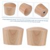 WATIIFUFU 2-Piece Wooden Pot Lid Knob Replacement Soup Pot Lid Handle, Universal, Easy to Grip, Easy to Clean, Durable