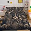Beauty Skull Printed Bedding Cover Twin Size Microfiber Home Textiles Teen Cool Fashion Home Bedclothes