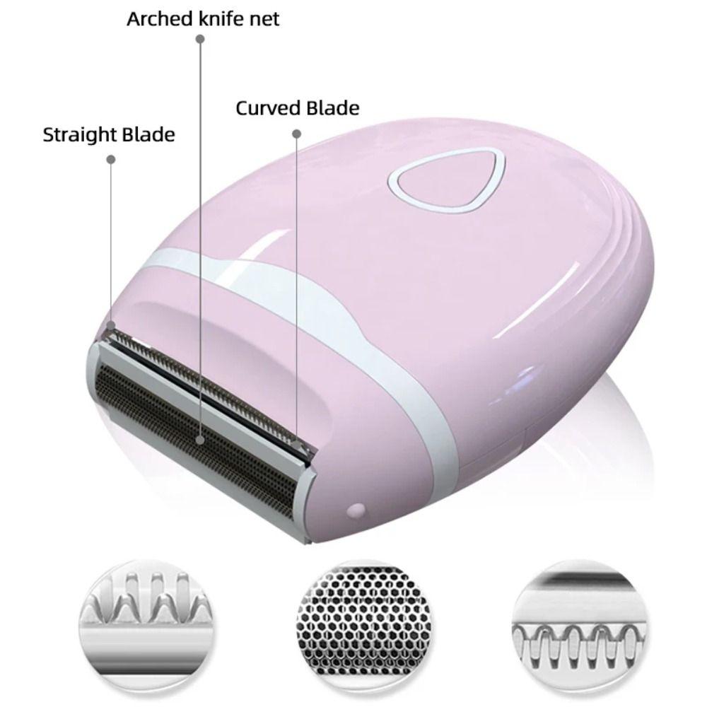 Travel-Friendly Electric Hair Shaver Waterproof Women Hair Razor Universal Body Hair Trimmers