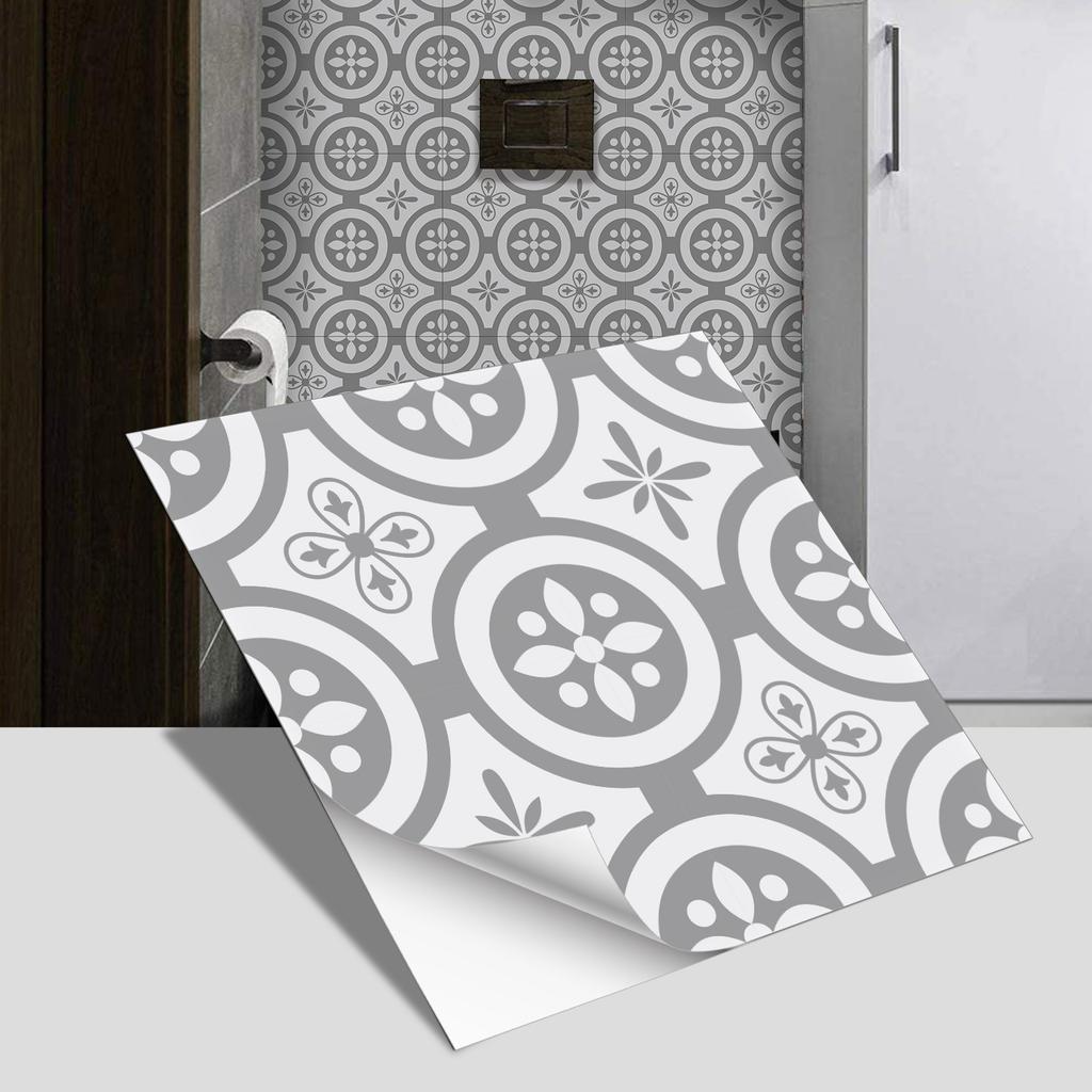 Adesivo per Piastrelle Europee Portoghesi Pavimento Bagno Camera da Letto Decorazione Pavimento Adesivo Murale Opaco Ispessito Impermeabile Autoadesivo
