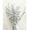 10PCS 40CM Christmas Glitter Branches Artificial Plastic Christmas Berry Stem Sequins Handmade Fake Glitter Berry Stem Ornaments