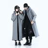Unisex Long Winter Puffer Coat With Detachable Hood Warm Thick Cotton Jacket Men Women Students Casual Outdoor