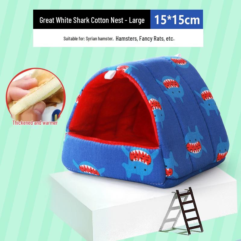 Winter Warm Cotton Nest for Small Pets: Hamsters, Chinchillas, Hedgehogs, Squirrels & Rabbits