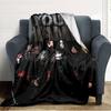 Name Custom Band Slipknot Print Flannel Blanket High Quality Warm Comfortable Cover for All Seasons Perfect for Gifts Home Decor