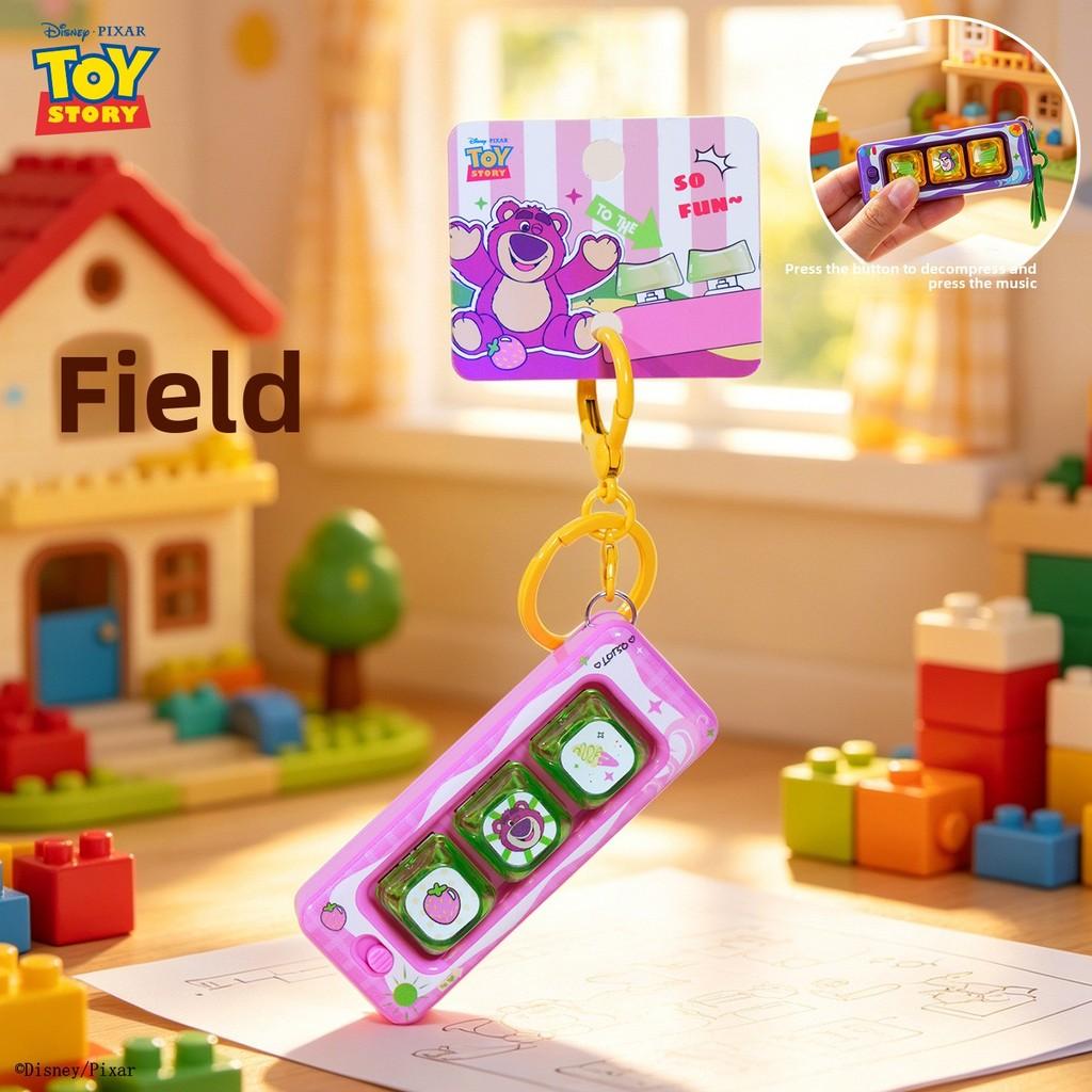 Toy Story Buzz Lightyear Woody Jessie Lotso Keychain With Creative Abs Keycaps And Pressable Buttons For Kids And Teens
