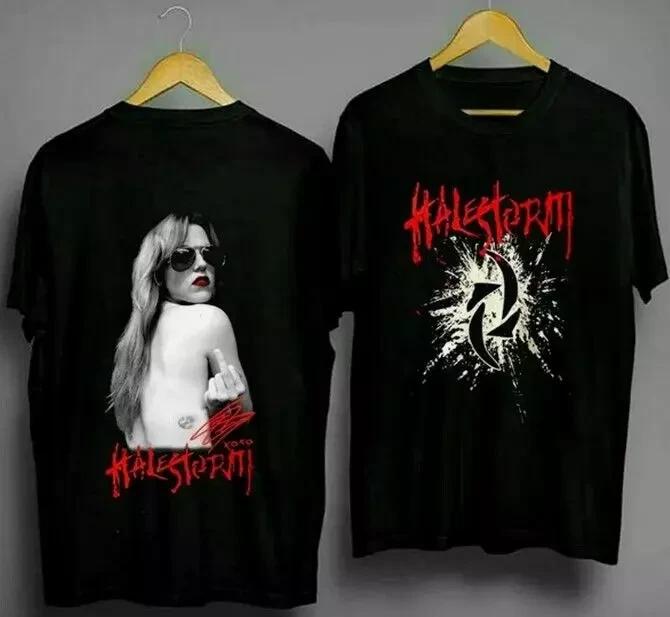 Черная футболка рок-группы Halestorm Унисекс футболка хороший новый дизайн подарок для фаната L