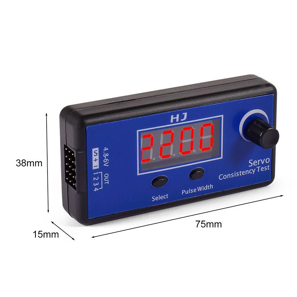 DC 4.8~6V ESC Consistency Tester 3 Modes Digital Servo Tester RC Helicopter Airplane