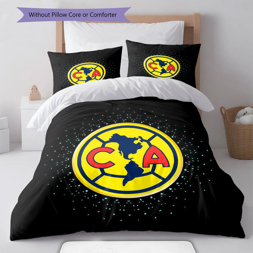 Club America Pattern Bedding,Quilt Set Quilt Cover Pillowcase Home Birthday Gift(1 * duvet cover + 2 * pillowcase, without core)