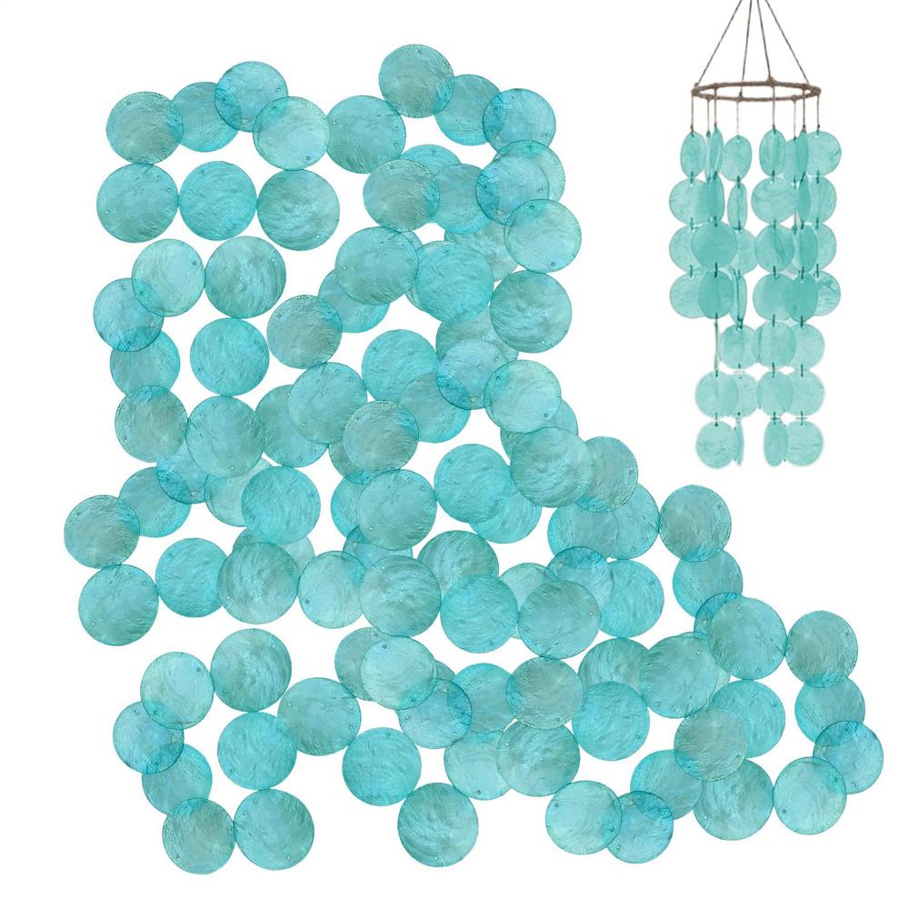 Shells for Crafts 100 Pieces 2inch DIY Natural Elegant Beach Shell Wind Chime for Jewelry Making Wreath Garland Lamp Shade Wall