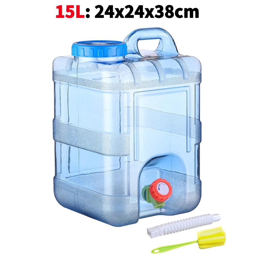 3L Portable Water Container Multifunction Water Storage Carrier Leakproof Water Storage Container for Hiking Self-Driving Tour