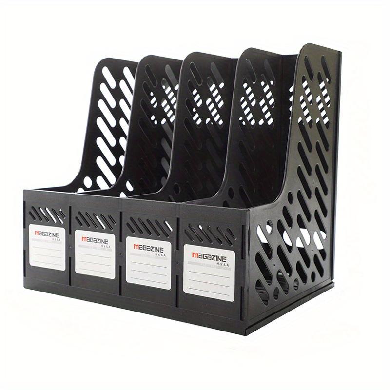 

1 шт. стеллажи для журналов, держатели для файлов, органайзеры для писем, шкафы для хранения, настольные стеллажи, подставки 1PCS чёрный