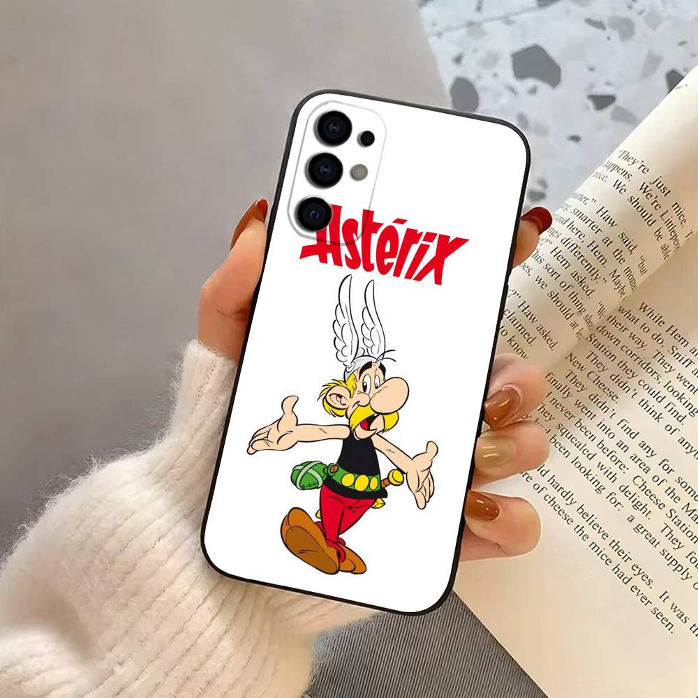 A-Asterix-es Phone Case For Samsung S25,S24,S21,S22,S23,S30,Ultra,S20,Plus,Fe,Lite,Note,10,Black Cover