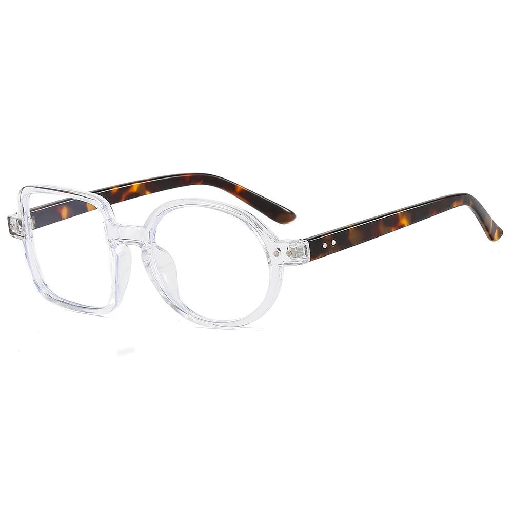 

Очки левые квадратные правые круглые прозрачные модные новинки прозрачные компьютерные очки с защитой от синего света оправа и линзы из поликарбоната, полная оправа, декоративные линзы