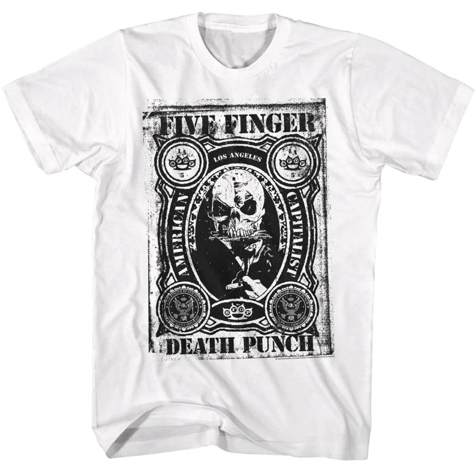 FIVE FINGER DEATH PUNCH cd lgo AMERICAN CAPITALIST Official SHIRT XXL New fist M