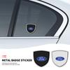 Car Metal Sticker Car LOGO Side Window Body Triangle Window Tail For Ford Focus Mondeo Kuga Fiesta MK7 Escort Explorer Edge MK2
