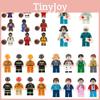 City Professional Engineer And Firefighter Mini Figures Building Block Set For Kids