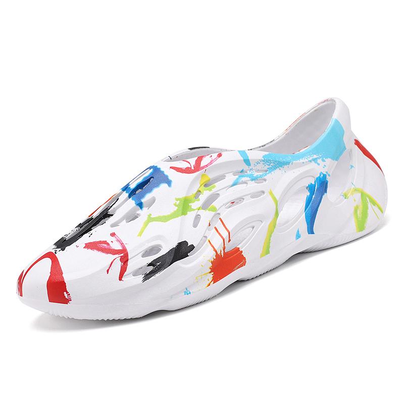 

Модные мужские и женские летние легкие удобные сандалии, повседневные сандалии с вырезами, пляжная обувь для дома и улицы, новинка 2024 года 35-36