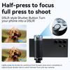 Versatile Smartphone Selfie Grip Phone Camera Grip Built in Extendable Selfie Stick with Detachable Remote Shutter Cold