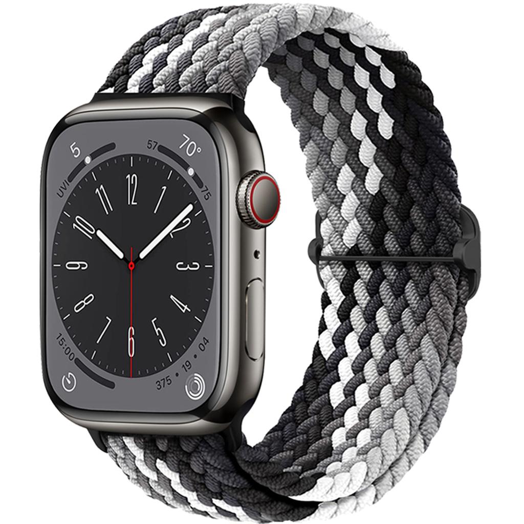 Braided Solo Loop Strap For Apple watch band 44mm 40mm 49mm 45mm 41mm Elastic Nylon bracelet iWatch series 8 3 se 6 7 Ultra 2 9