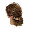 Japanese Hair Accessory, Tamakanzashi, Pink Gold, For Coming-of-Age Ceremony, Graduation, Wedding, Shichi-Go-San, Head Dress, Hakama, Furisode,