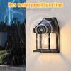Solar Tungsten Wall Lamp  Waterproof Motion Sensor 3 Modes Outdoor LED Light for Patio Courtyard Porch Barn Garage Garden