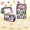 Black and White Baby Floor Mirror Tummy Time Sensory Toys 6-24 Months Baby Toys Toys Crawling Development Baby Toys