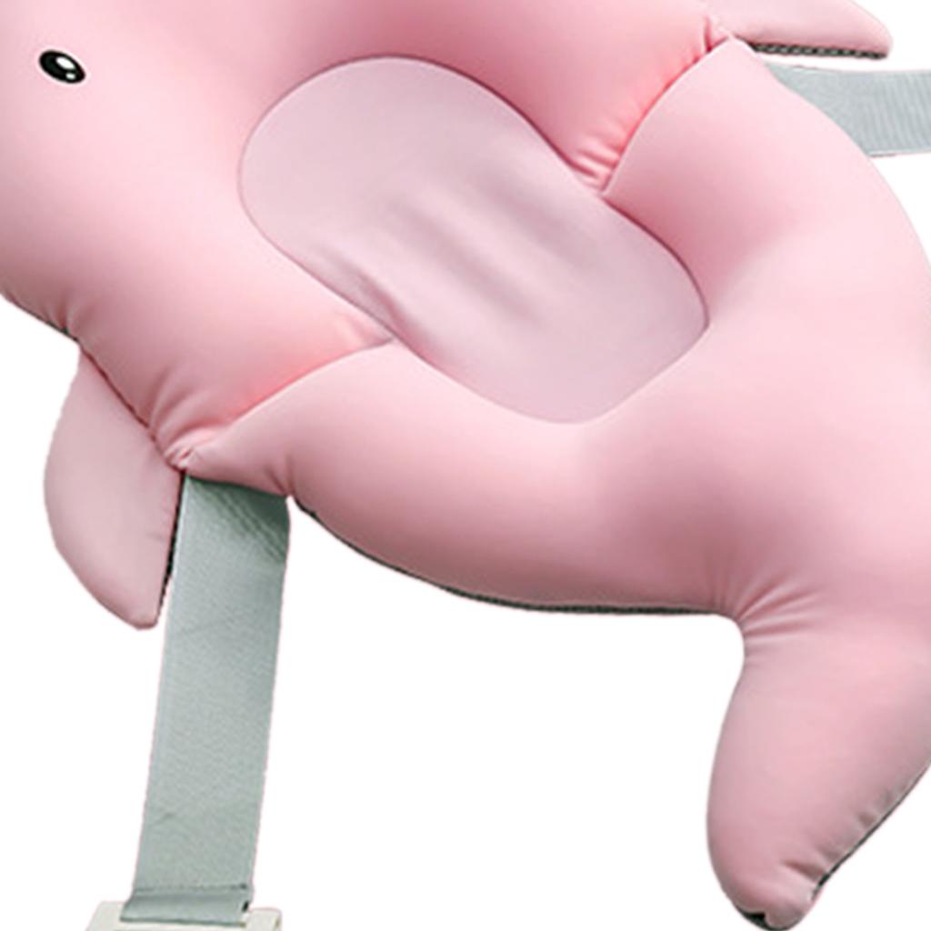 Baby Bath Mat Universal Prevent Slip Soft Quick Dry Lightweight Lying Down Infant Bath Cushion for