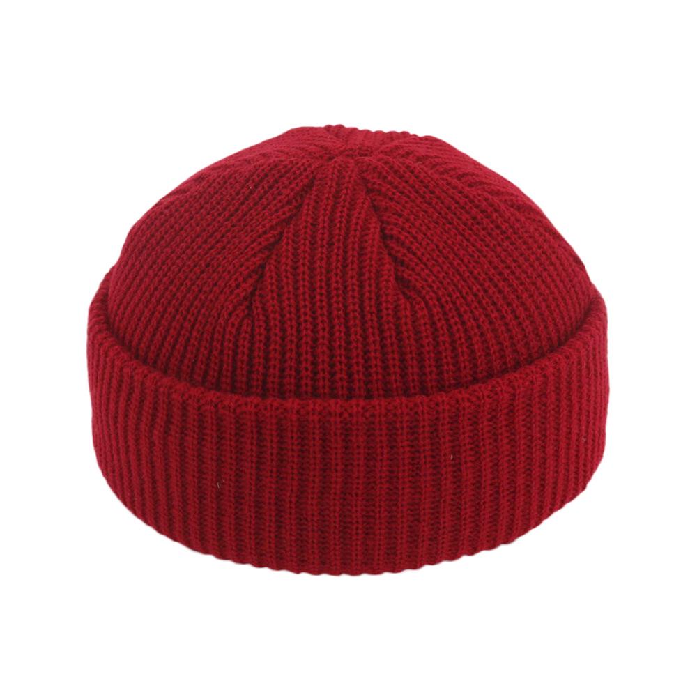 2020Fashion Hip Hop Beanie Strickmütze Männer Skullcap Frauen Winter Warm Brimless Baggy Melon Cap Manschette Docker Fisherman Beanies Hüte