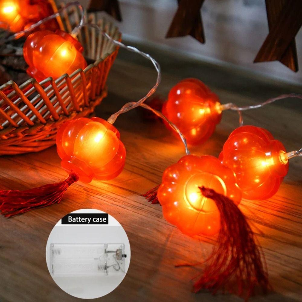 Spring Festival Red Lantern String Lights  Chinese New Year Layout Lights