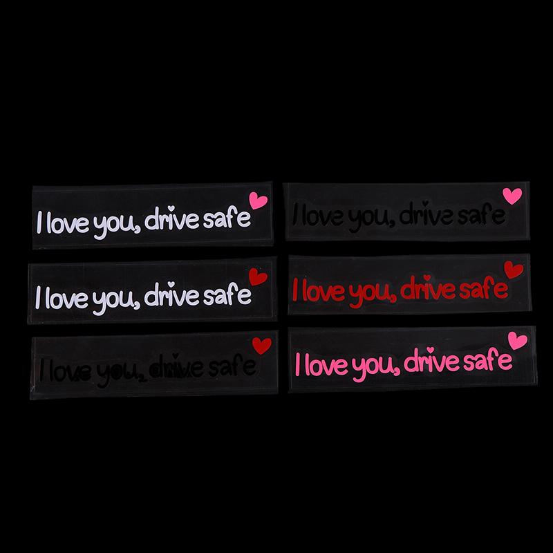 I Love You Drive Safe Car Mirror Stickers Affectionate Reminder Heartfelt Safety Reminder For Women Drivers Car Interior Sticker
