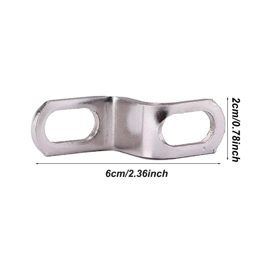 Auspuffhalterung Motorrad Motorrad Auspuff Montagehalterung, Z-Form Schalldämpferklemme, Edelstahl Silber