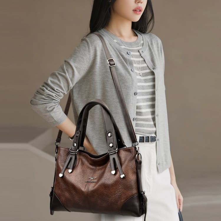 Large Capacity Tote Bag Shoulder Crossbody Handbag