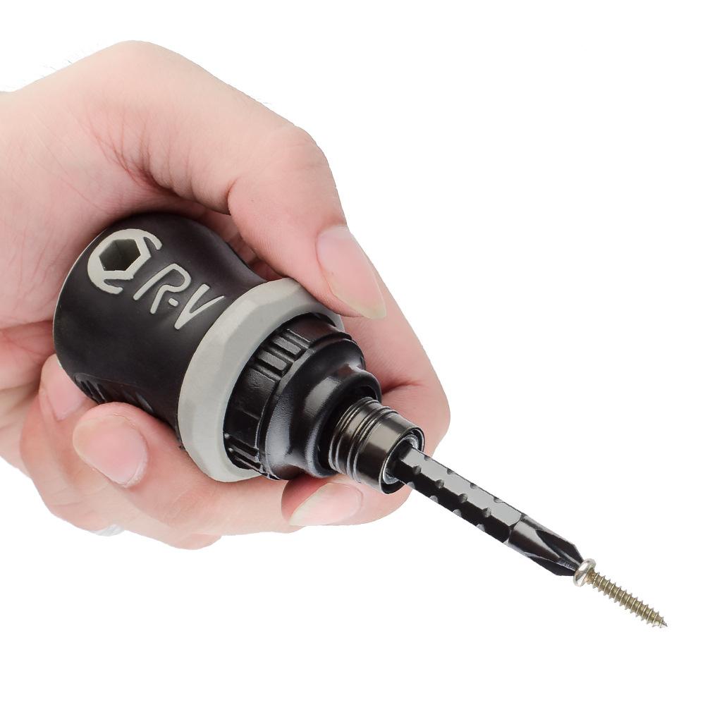 LEFAVOR Ratchet Wrench Screwdriver Set Ratchet Handle Carbon Steel Screwdriver Easy To Carry Tools for Home Repairs