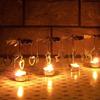 62KD Rotating Holder Spinning Tea Light Carousel Romantic Candlestick Ornament for Wedding Party Bar Hotel Home Decor