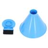 Ice Scraper Plastic Cone Multi Functional Funnel Snow Remover with Brush for Car Windshield