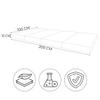 Gymnastic mattress 200x100x10 cm (4 pieces) beige