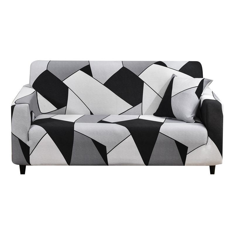 Stretch Settee Slipcover Patterned Lounge Area Household Guard Sofa Protector Having Expandable Bottom Settee Slipcovers Designed for Pets, Kids