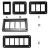 Switch Panel Rocker Switch Panel Mount Housing Aluminum Frame for Car Motorcycle Boat