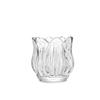 Tulip Glass Aroma Candle Holder with Lotus Stand - Retro Design